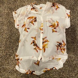 A New Day Floral Top